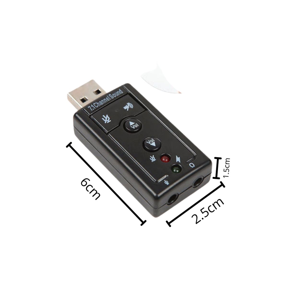 GENERICO - Adaptador Usb De Sonido