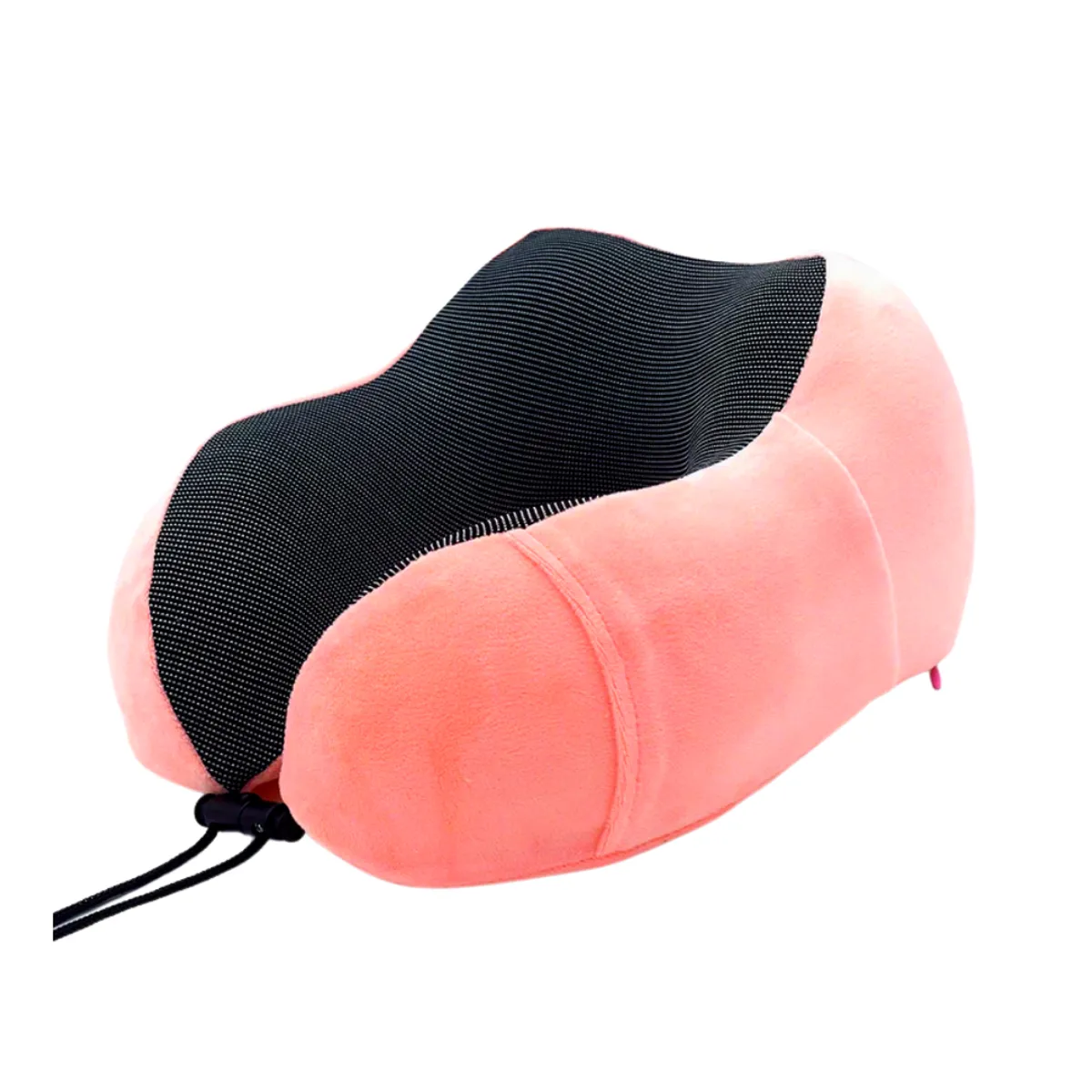 GENERICO - Almohada de Espuma Viscoelástica de Viaje Para Cuello Rosado