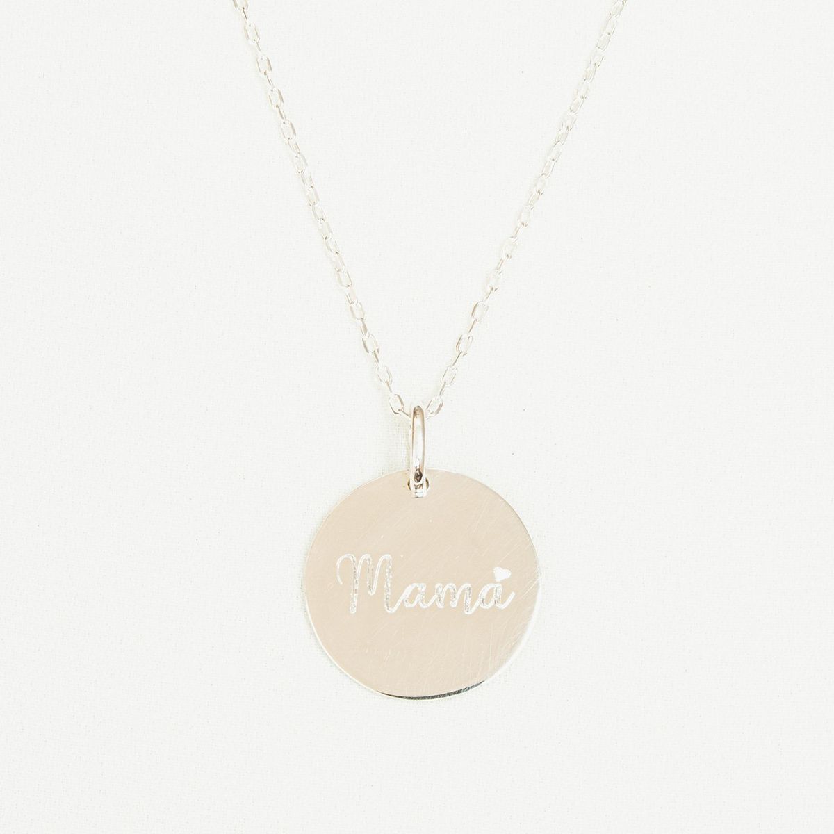 NATHALIE BIRD - COLLAR CIRCLE MOM SILVER