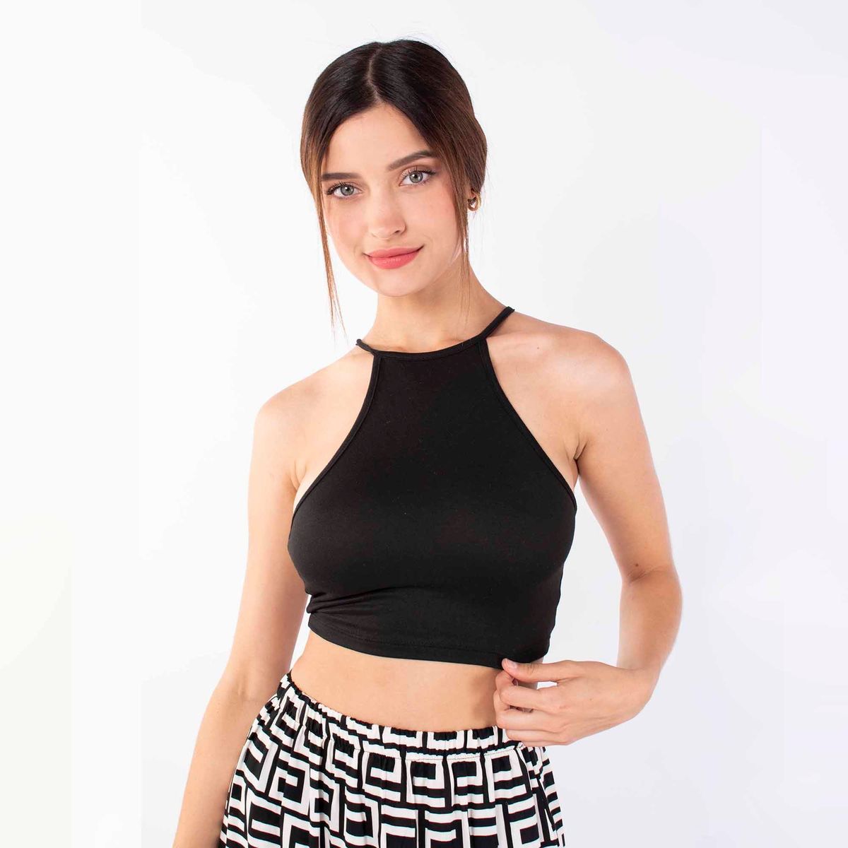 URPI DREAMS - TOP BEIGE MUJER ESCOTE ESPALDA