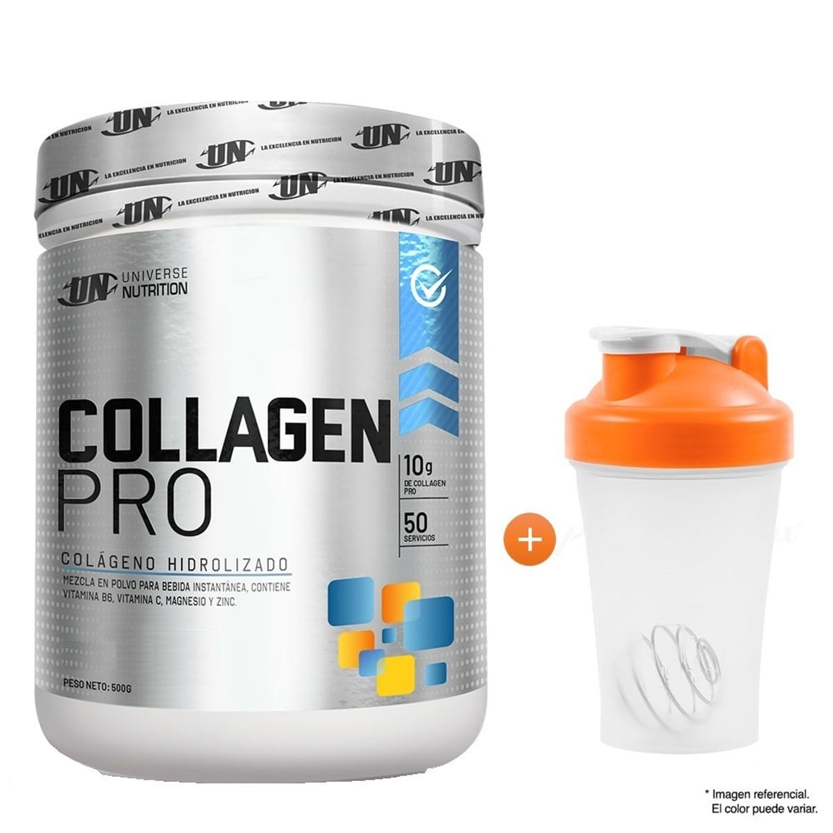 Universe Nutrition - Colágeno Universe Nutrition Collagen Pro 500gr Mora +Shaker