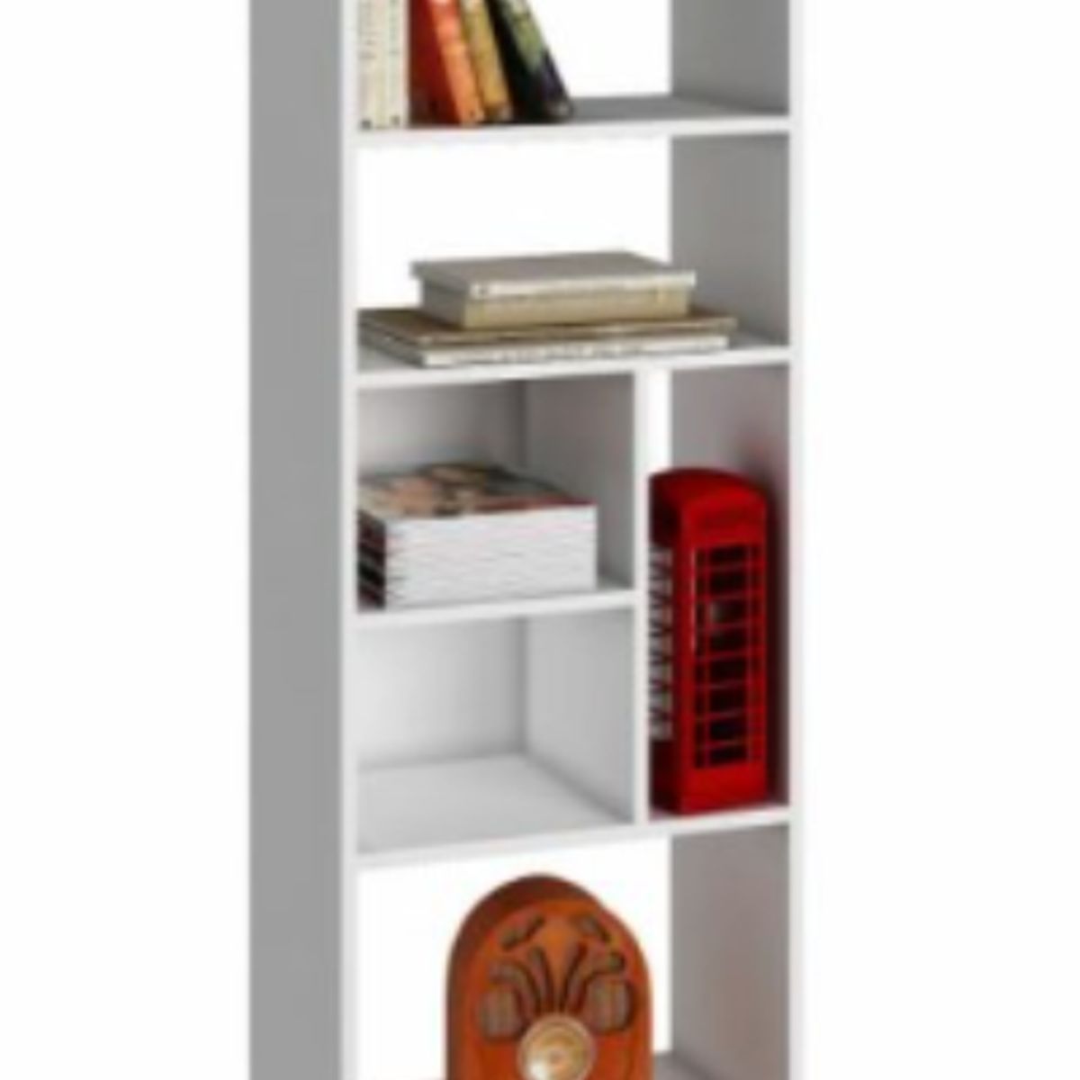 NACION MUEBLES - Librero Ana Color Blanco NM