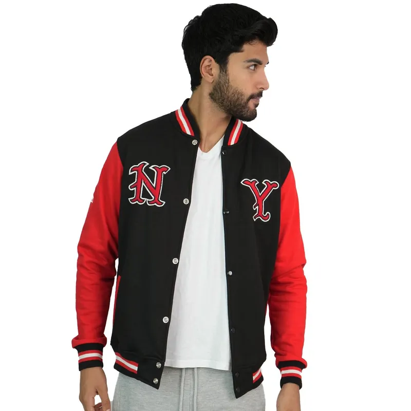 NEW YORK STARS - Casaca Modelo Americana-NY- Negro - New York Stars NY