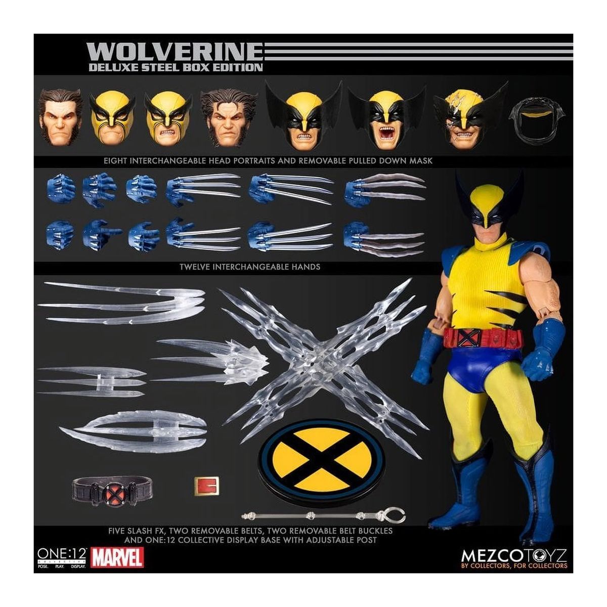 MARVEL - Marvel One12 Collective Wolverine Deluxe Steel Box Mezco