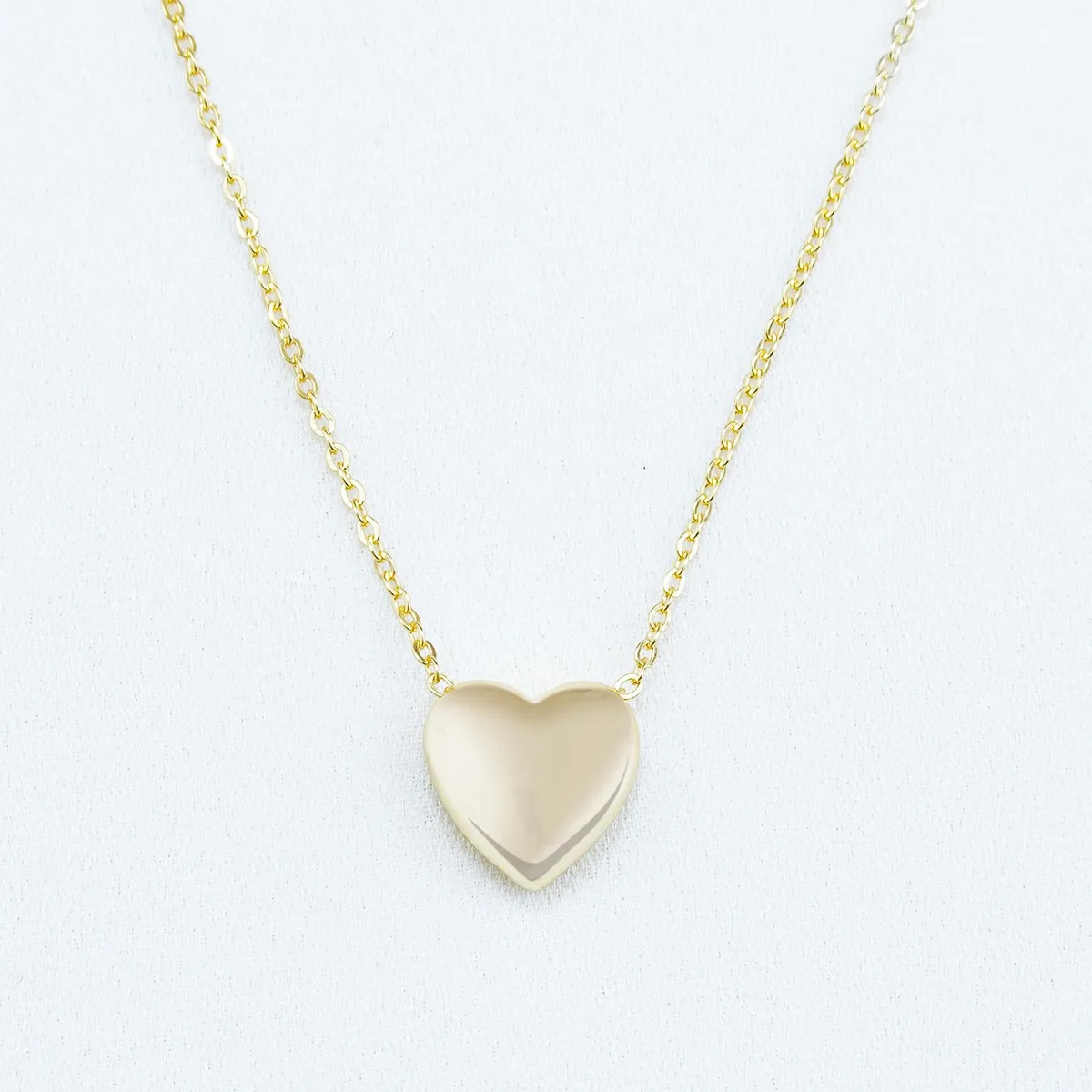 NATHALIE BIRD - Collar Corazon Globo Gold