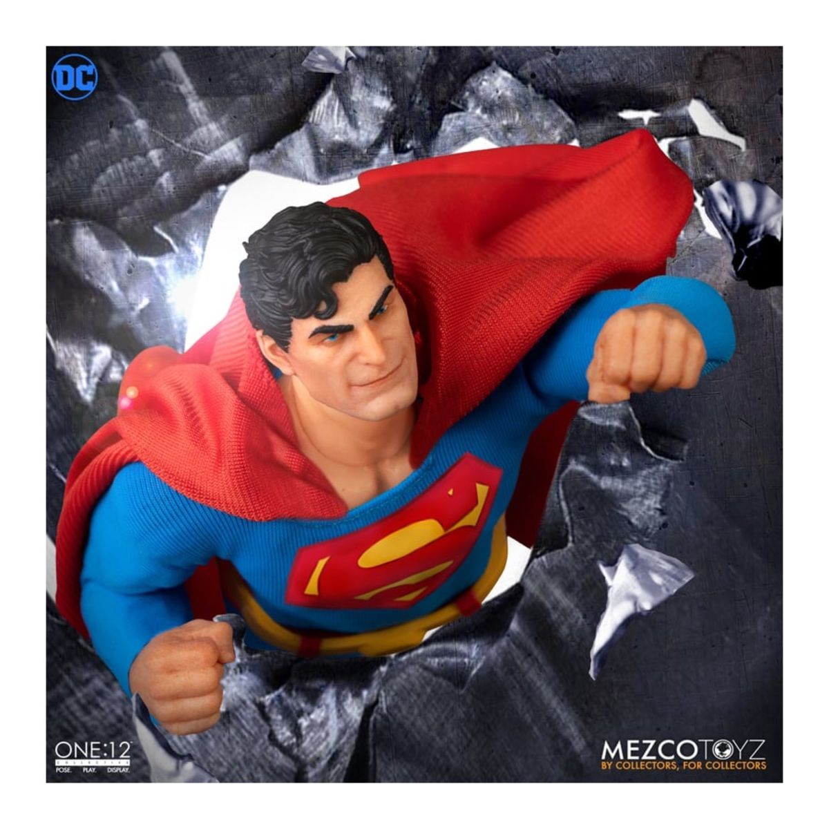 DC COMICS - One12 Collective Superman Man of Steel Edition Mezco