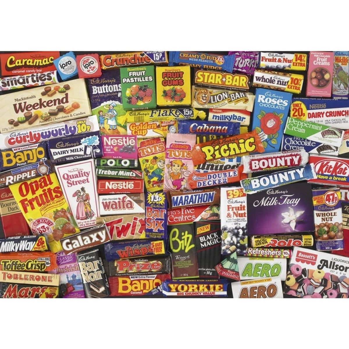 GIBSONS - Rompecabezas Gibsons 1980S Dulces Memorias 1000 piezas