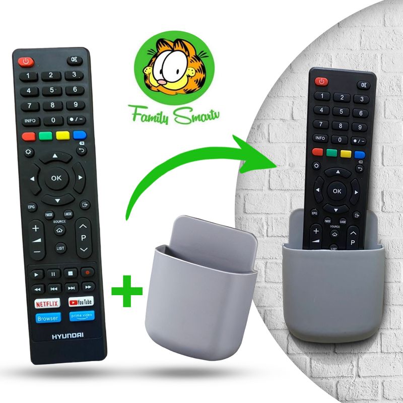 UNIVERSAL - Control Remoto Para tv hyundai Smart tv + Soporte Griis