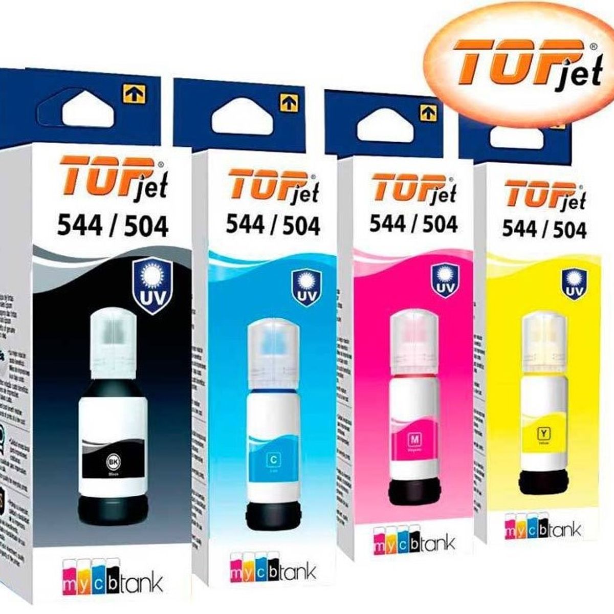 GENERICO - Kit De Tinta Topjet Genérica T504-544 Compatible