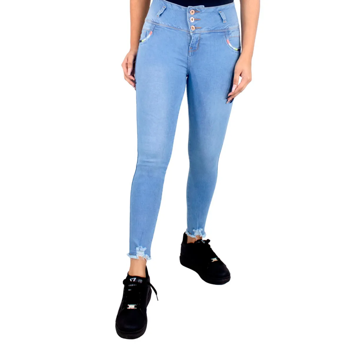 TANSY - pantalón Jean de mujer - Andrea Tansy - Stone