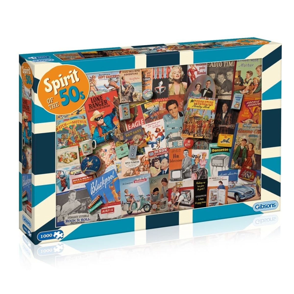 GIBSONS - Rompecabezas Gibsons El Espíritu de los Años 50 1000 piezas