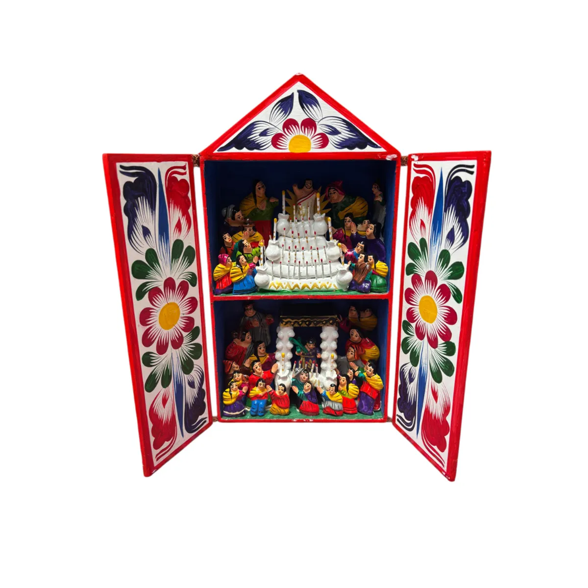 ACHALLAY ARTESANIA DE BARRO - Retablo Ayacuchano Grande