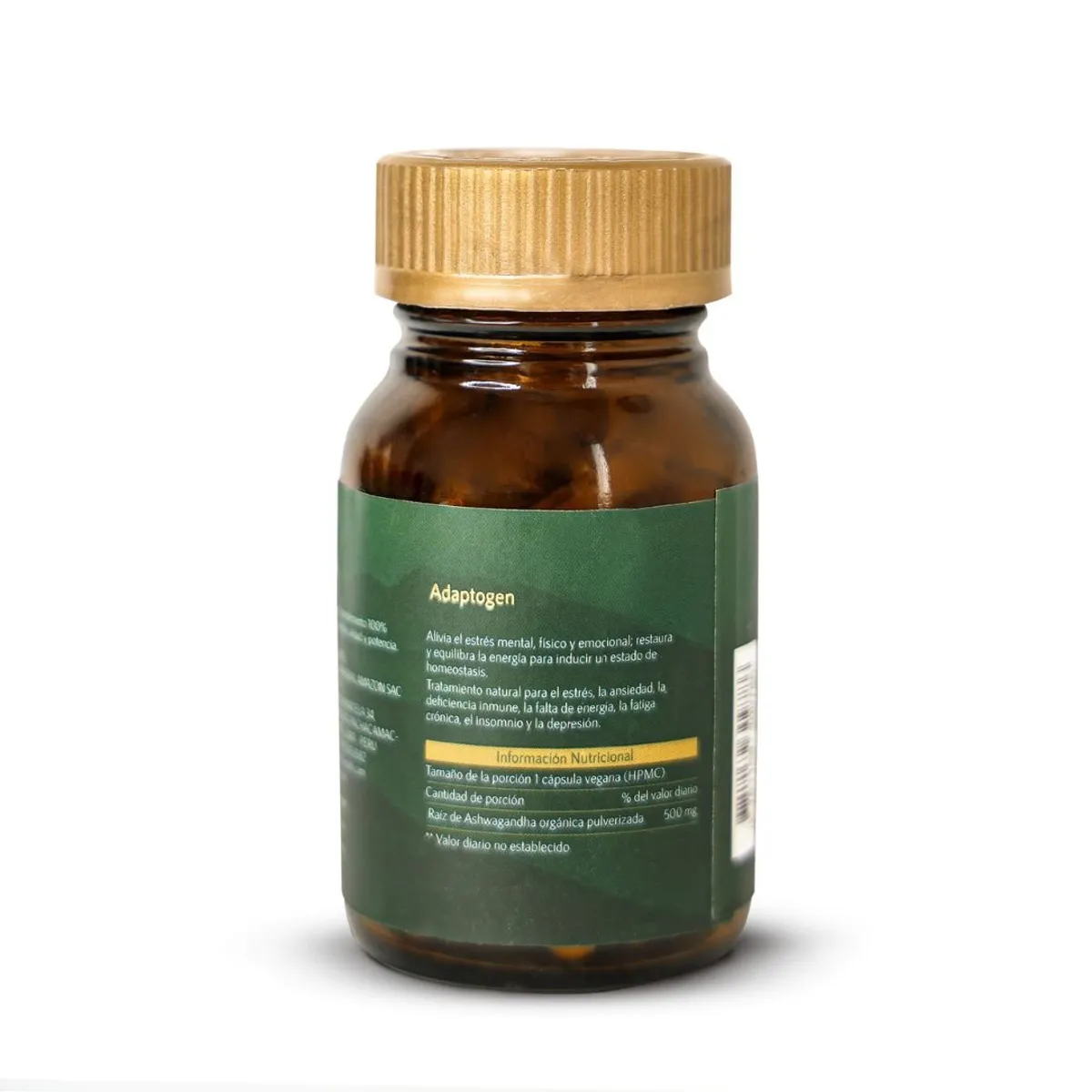 HERBALS AND HEALTH - Ashwagandha frasco 60 capsulas 500 mg