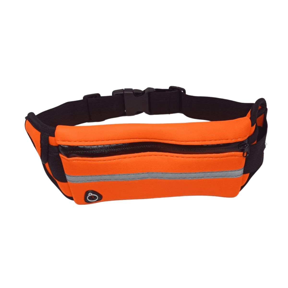 GENERICO - Riñonera Canguro Básica Ajustable Con Soporte Para Botella Naranja