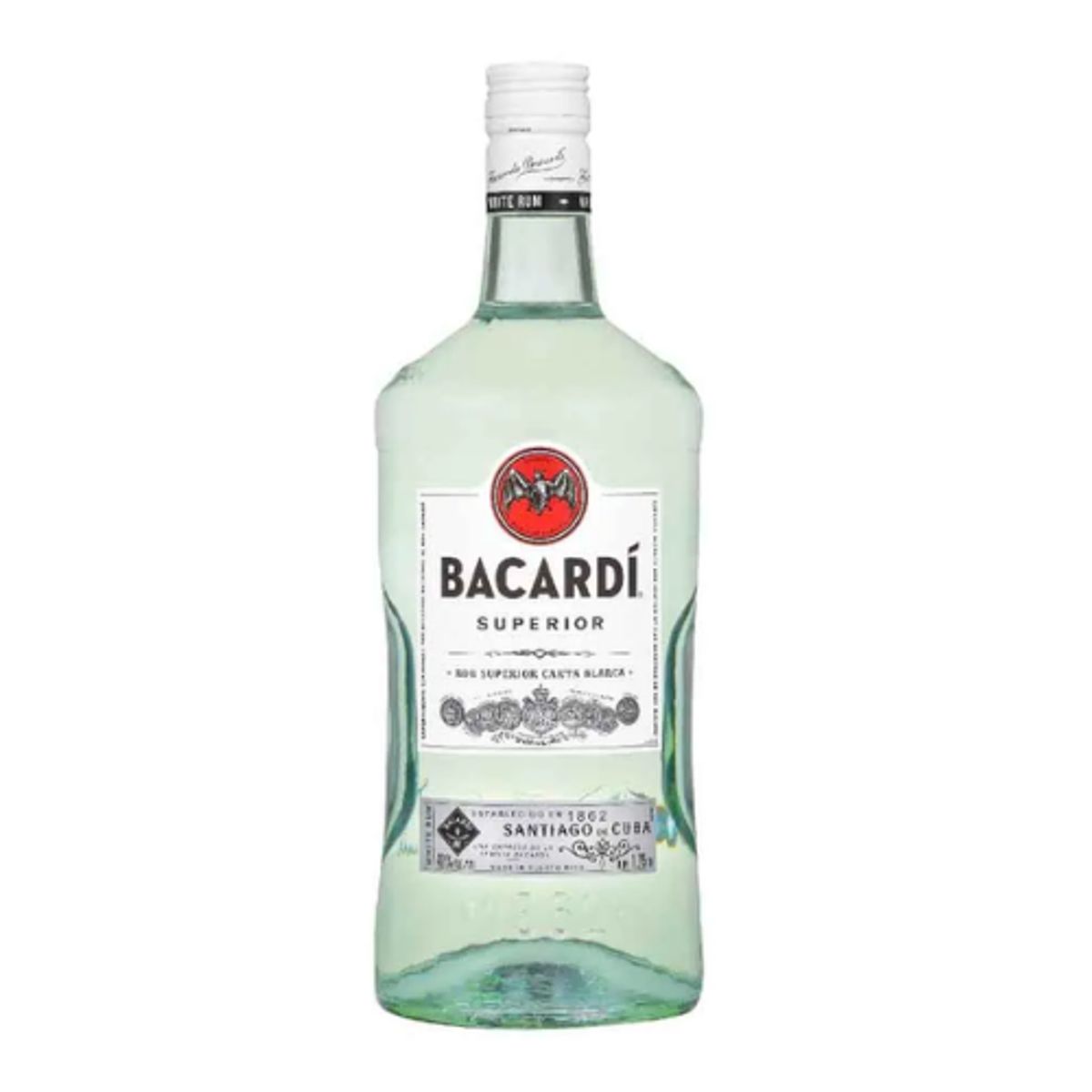 BACARDI - Ron BACARDI Blanco Botella 1750ml