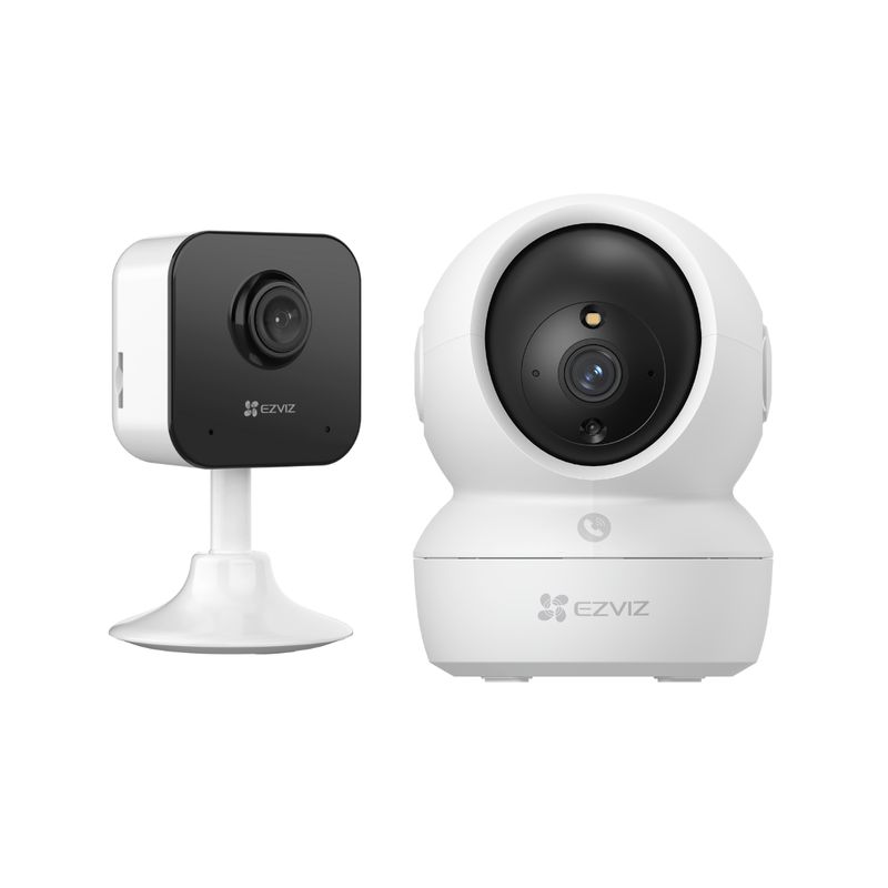 EZVIZ - Kit de cámara de seguridad para interiores H6C FullHD + H1C - Ezviz