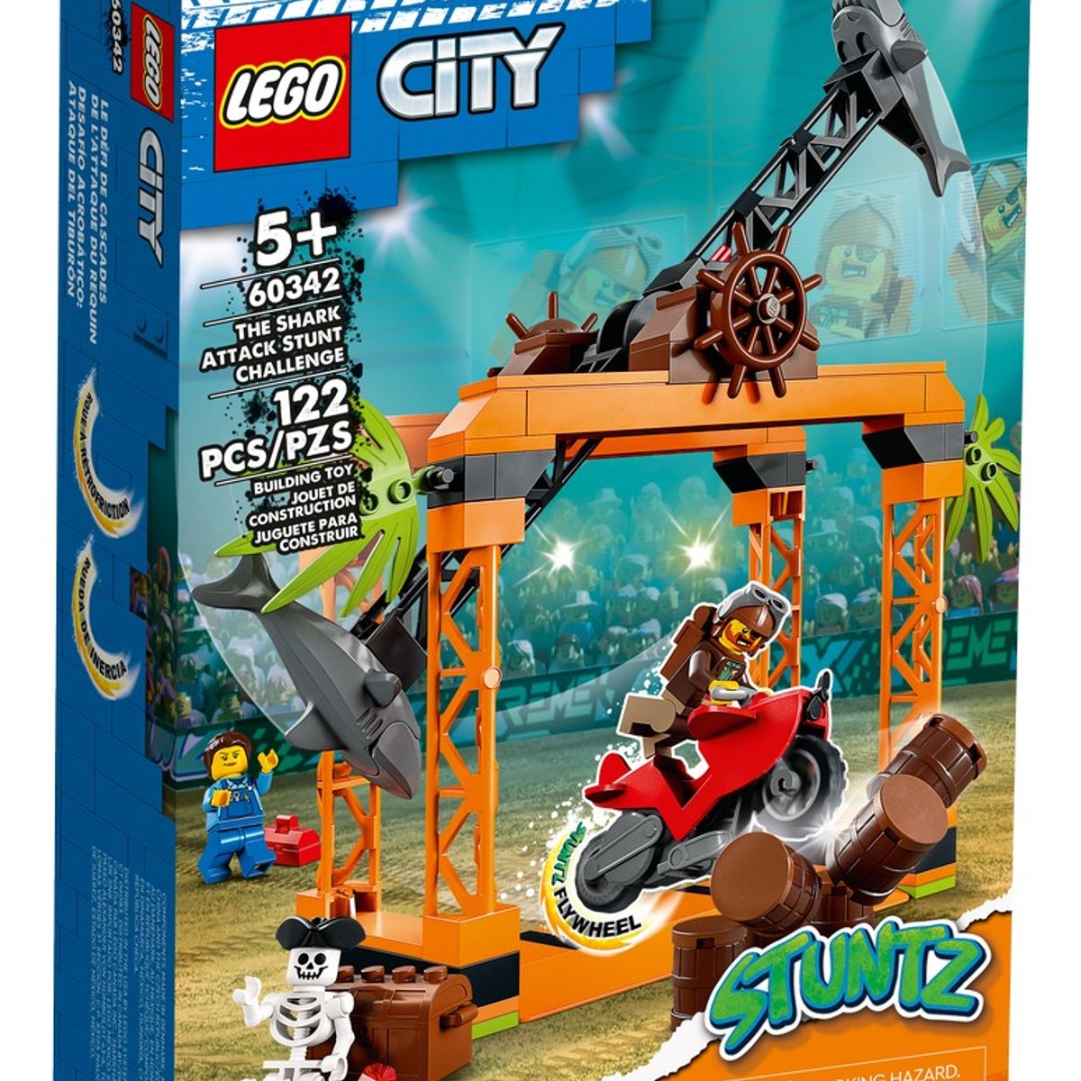 LEGO - LEGO 60342 Desafío Acrobático Ataque del Tiburón