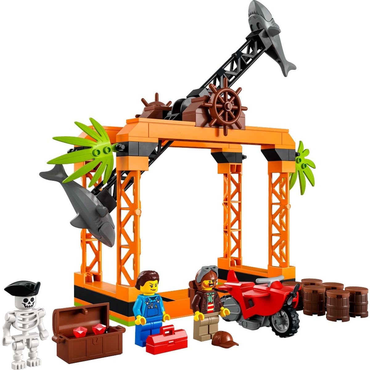 LEGO - LEGO 60342 Desafío Acrobático Ataque del Tiburón