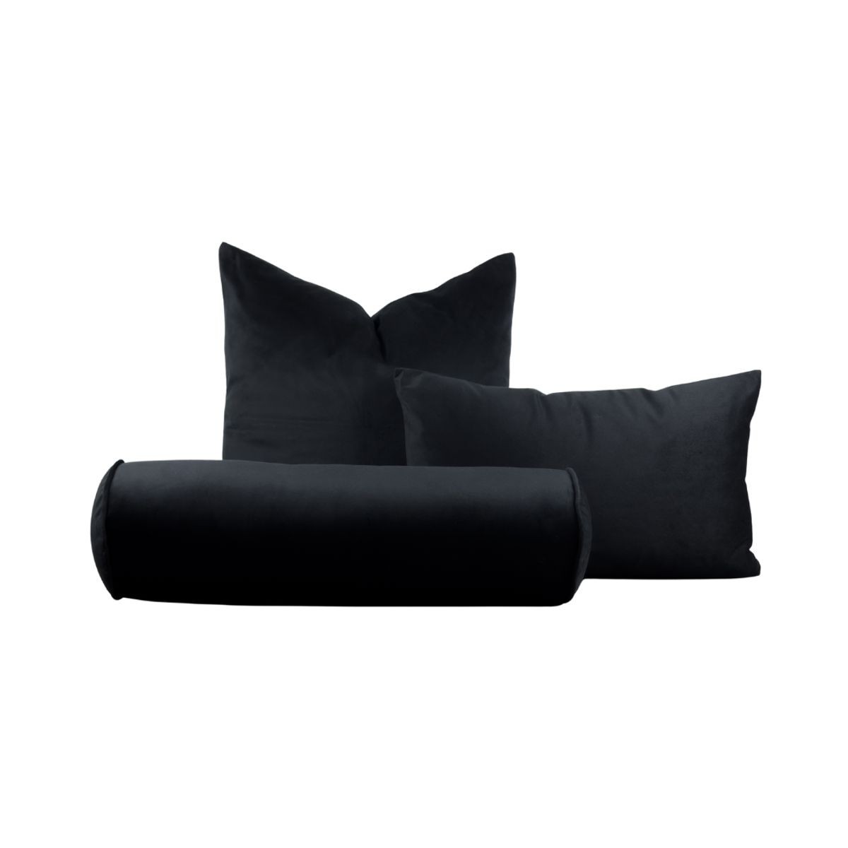 GENERICO - Funda de cojin Velvet 50 x 50 cm - Negro