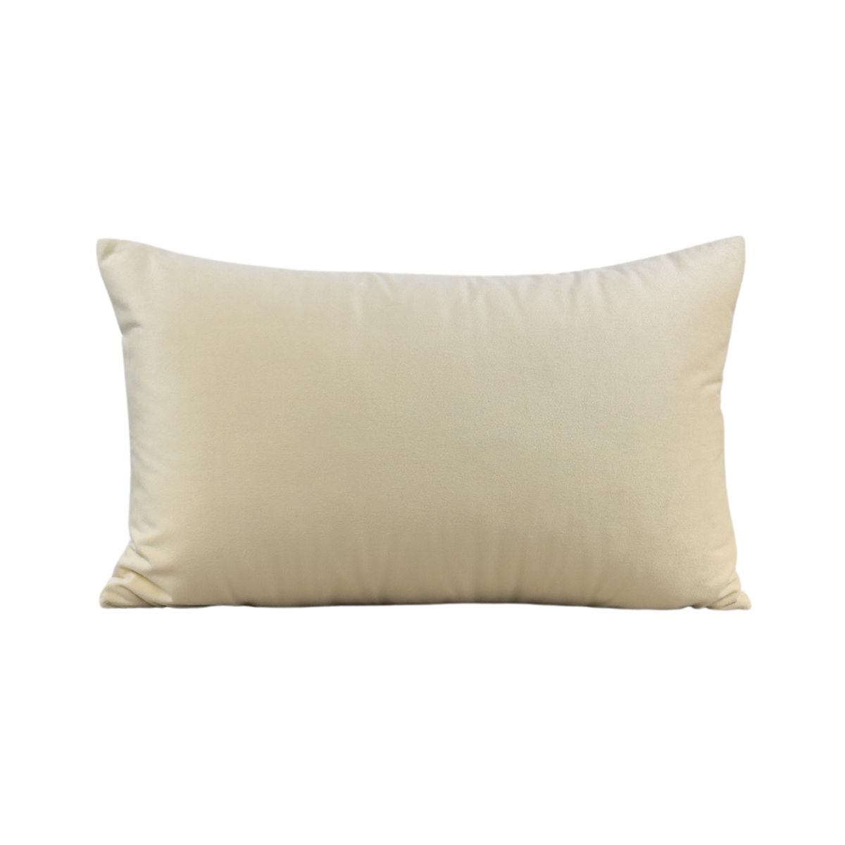 GENERICO - Funda de cojin Velvet 30 x 50 cm - Crema