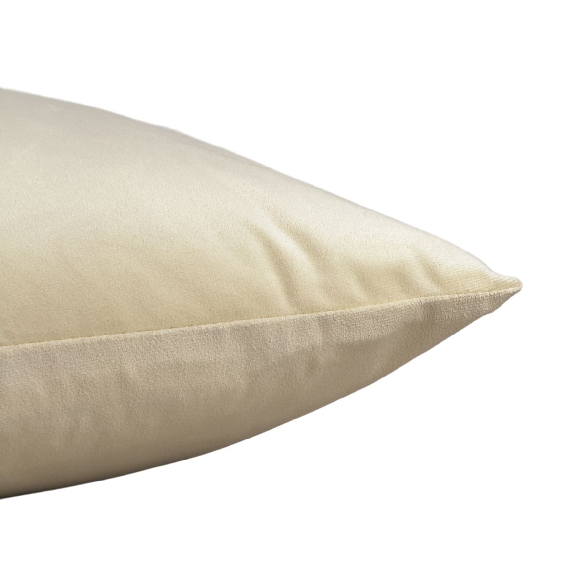 GENERICO - Funda de cojin Velvet 30 x 50 cm - Crema