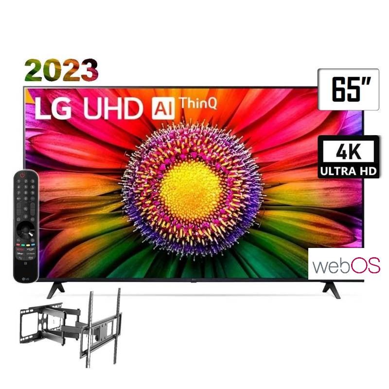 LG - TELEVISOR SMART 65" LG UR7300 4KUHD 2023 + CONTROL MAGIC + RACK