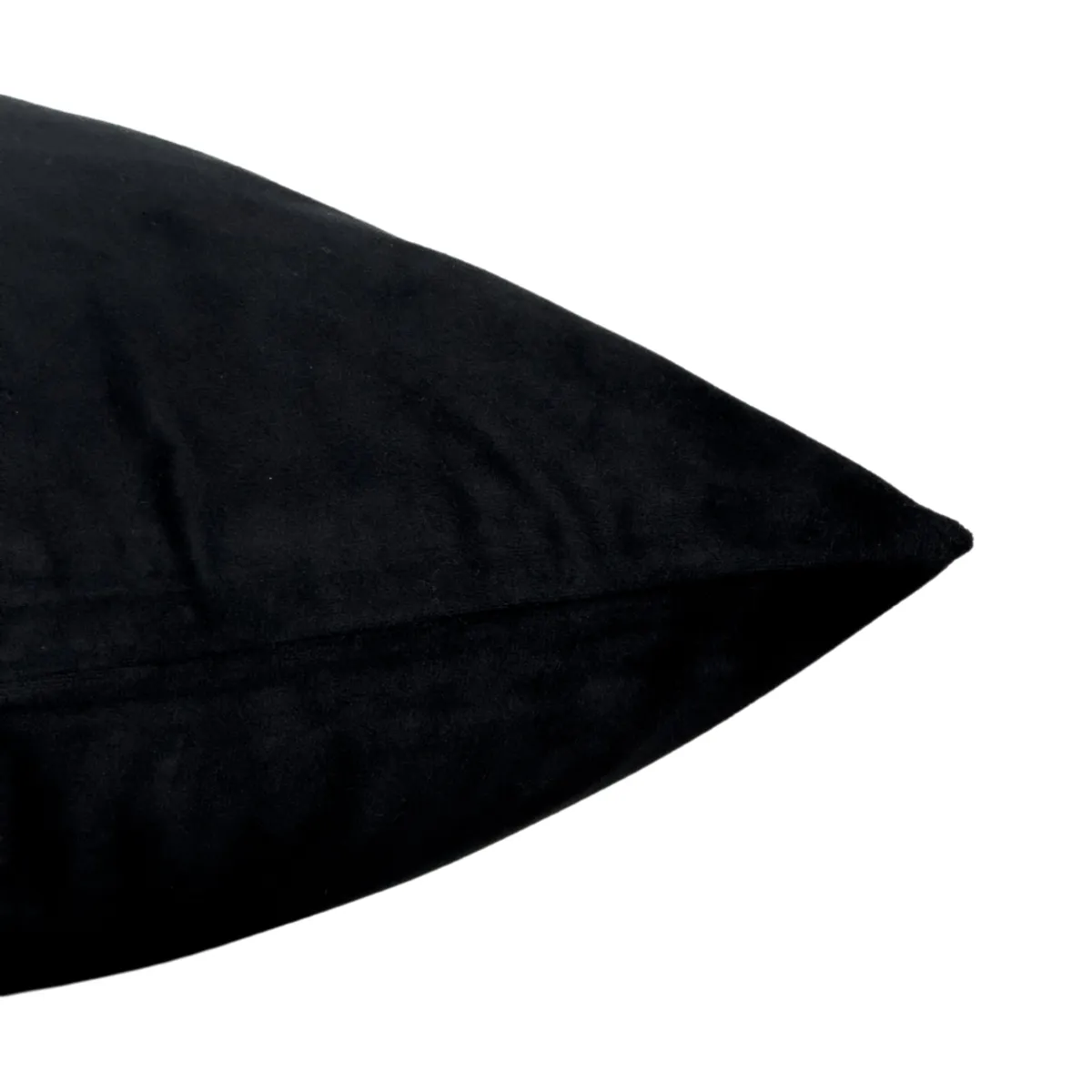 GENERICO - Funda de cojin Velvet 30 x 50 cm - Negro