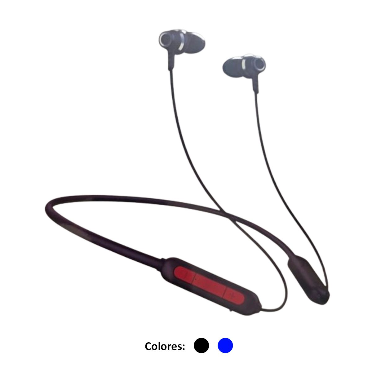 SASARU - Audífonos Bluetooth B1 con Sujetadores  Multicolor