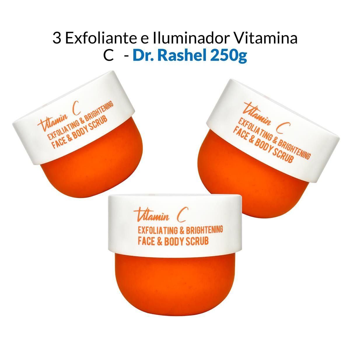 GENERICO - Exfoliante e Iluminador Vitamina C Dr Rashel 250Gr 3 Unidades