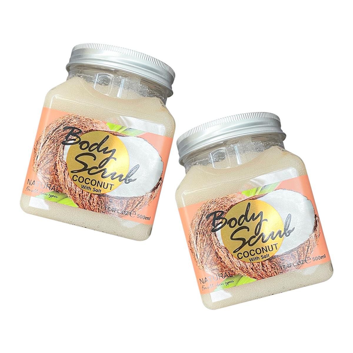 WOKALI - Exfoliante Corporal Coco Con Sal Wokali 500ml 2 Unidades