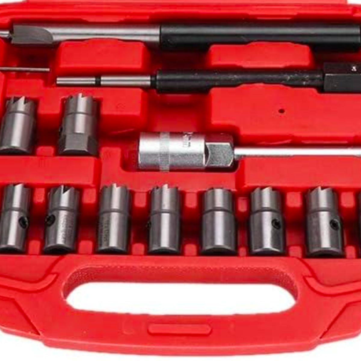 GENERICO - JUEGO DE RECTIFICADORES DE ASIENTO DE INYECTORES 17PCS