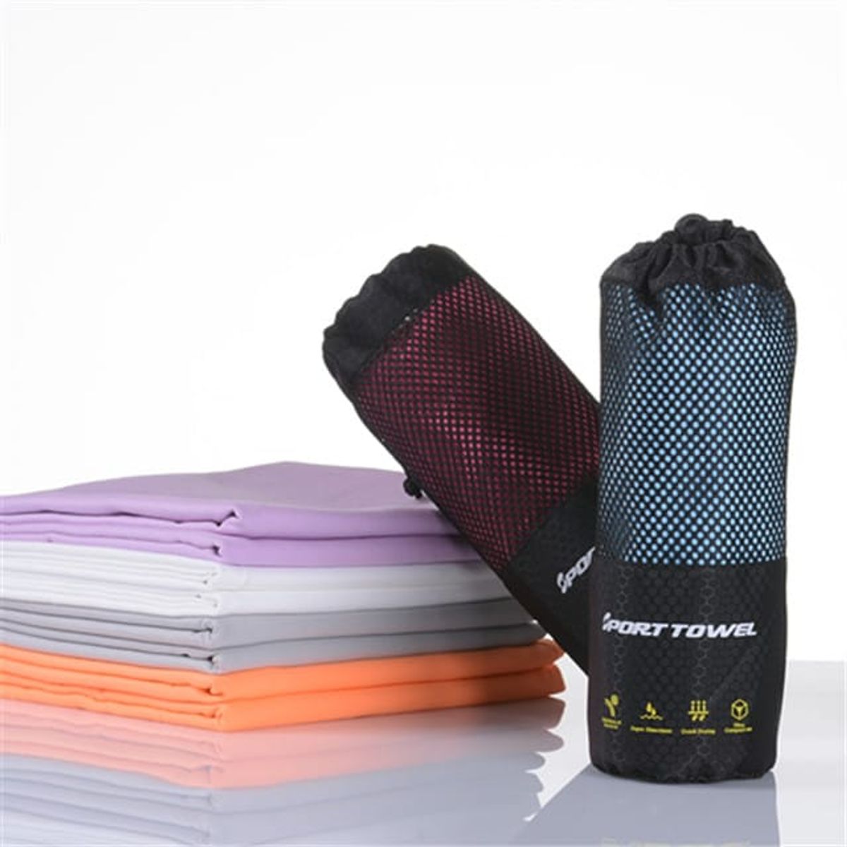 GENERICO - Toalla Microfibra Sport Towel Azul Marino 0.45 * 0.75 Cm