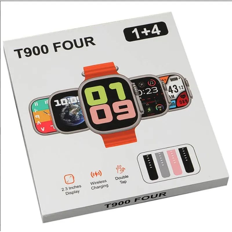 GENERICO - Smart Watch T900 FOUR serie 9  intercambiable 4 correas