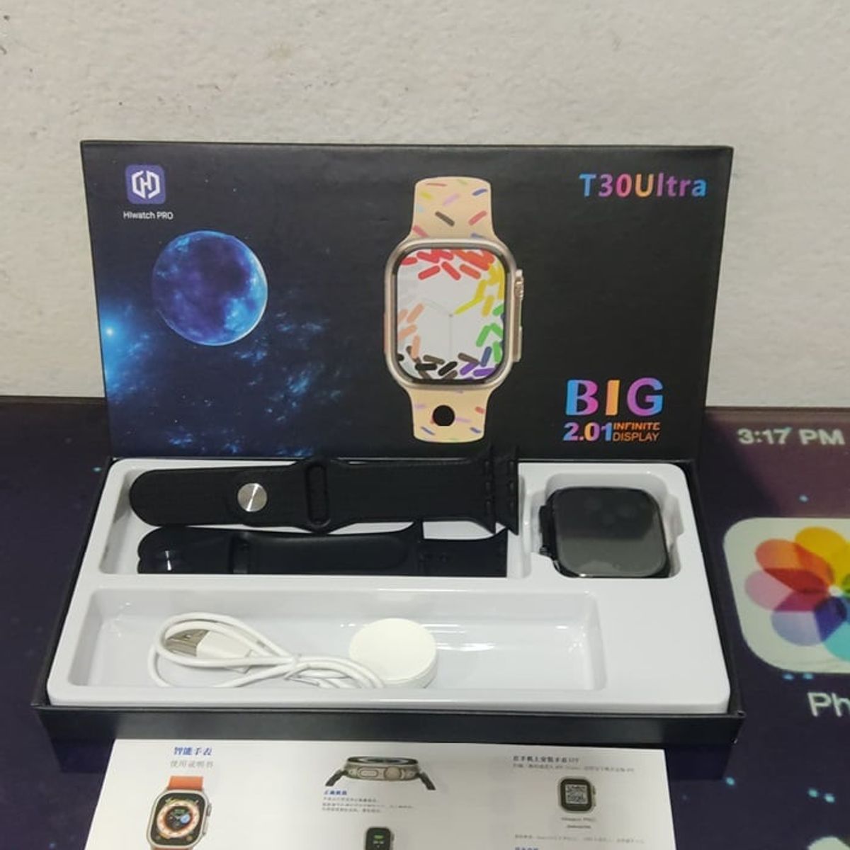 GENERICO - Smart Watch T30 ULTRA serie 9  DOBLE CORREA