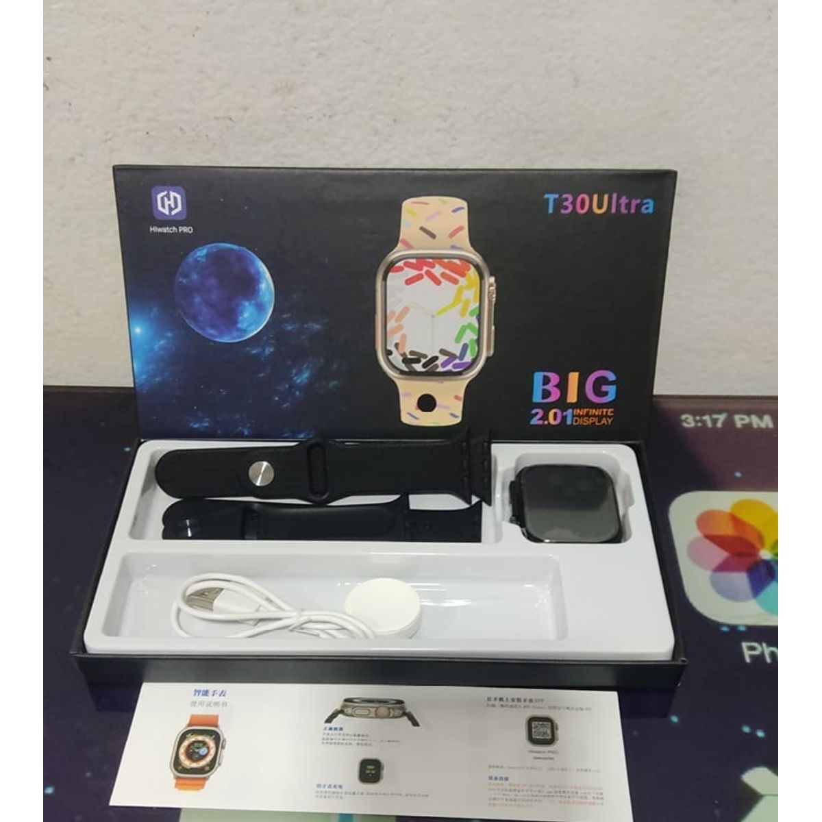 GENERICO - Smart Watch T30 ULTRA serie 9  DOBLE CORREA