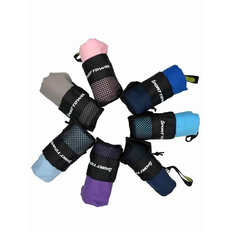 GENERICO - Toalla Microfibra Sport Towel Turqueza 0.80 * 1.80 Cm