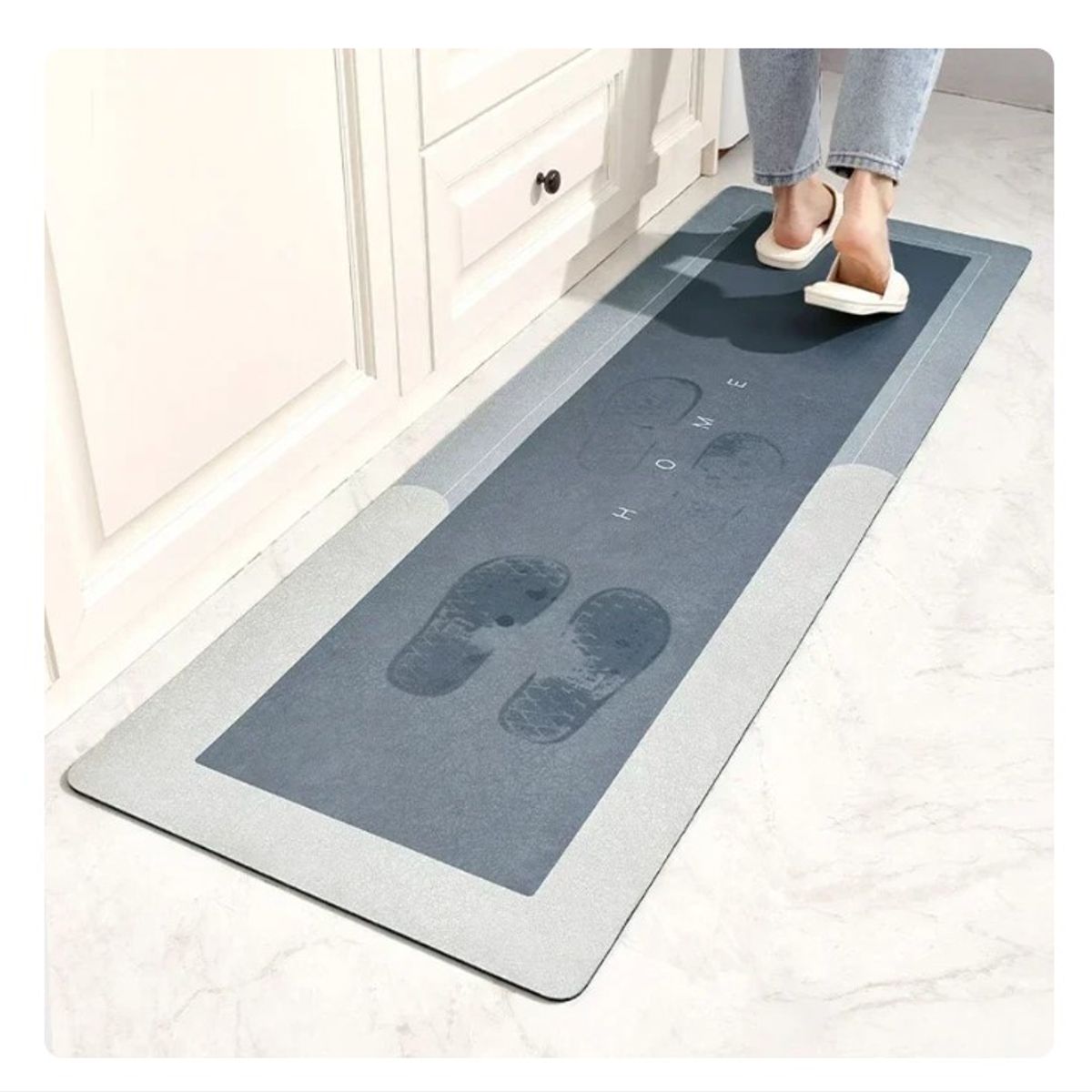 GENERICO - Pack x 2 Alfombra MICROFIBRA tapete Cocina Absorbente Modelo Aleatorio