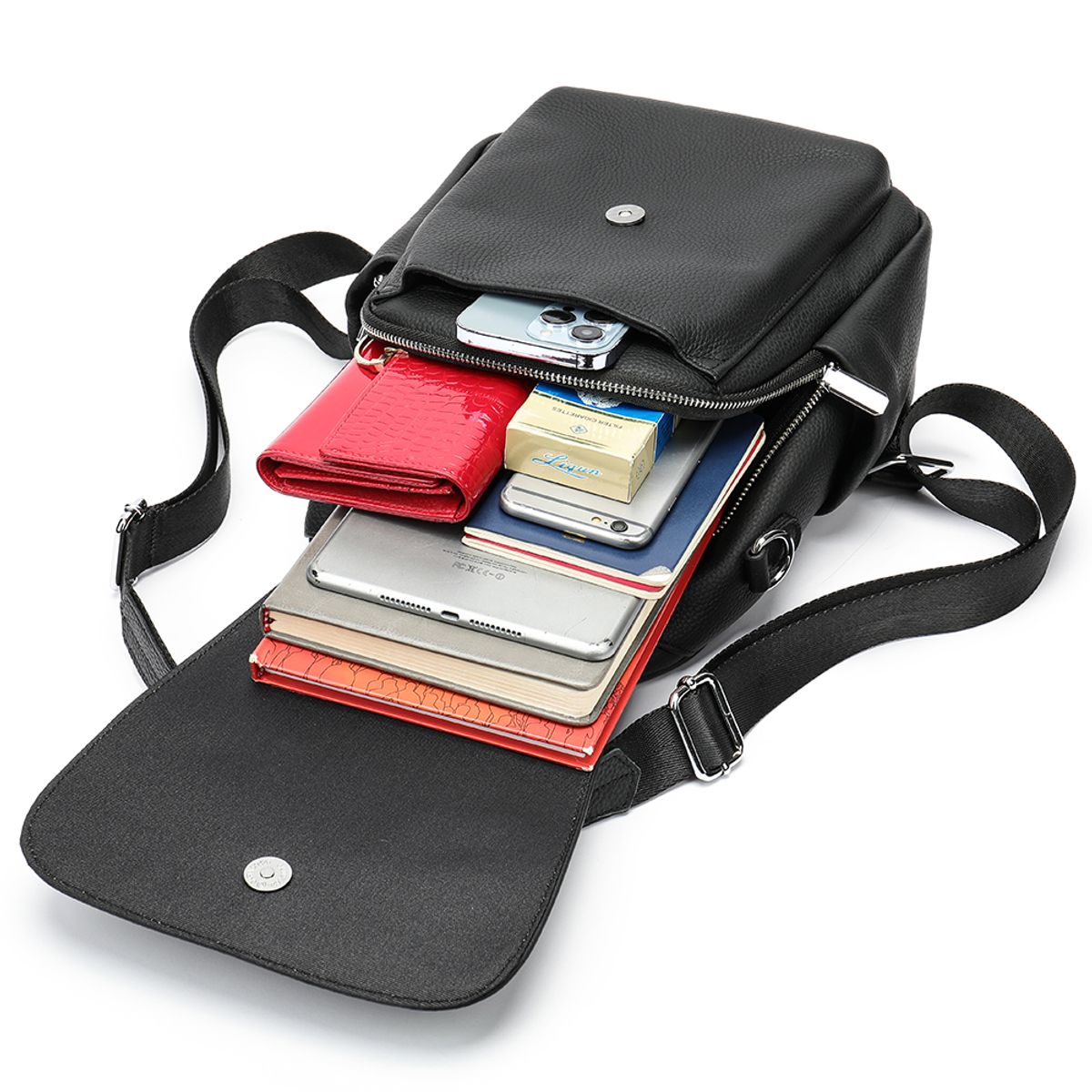 ARMUZ - Mochila De Cuero Vacuno BG005 Para Dama