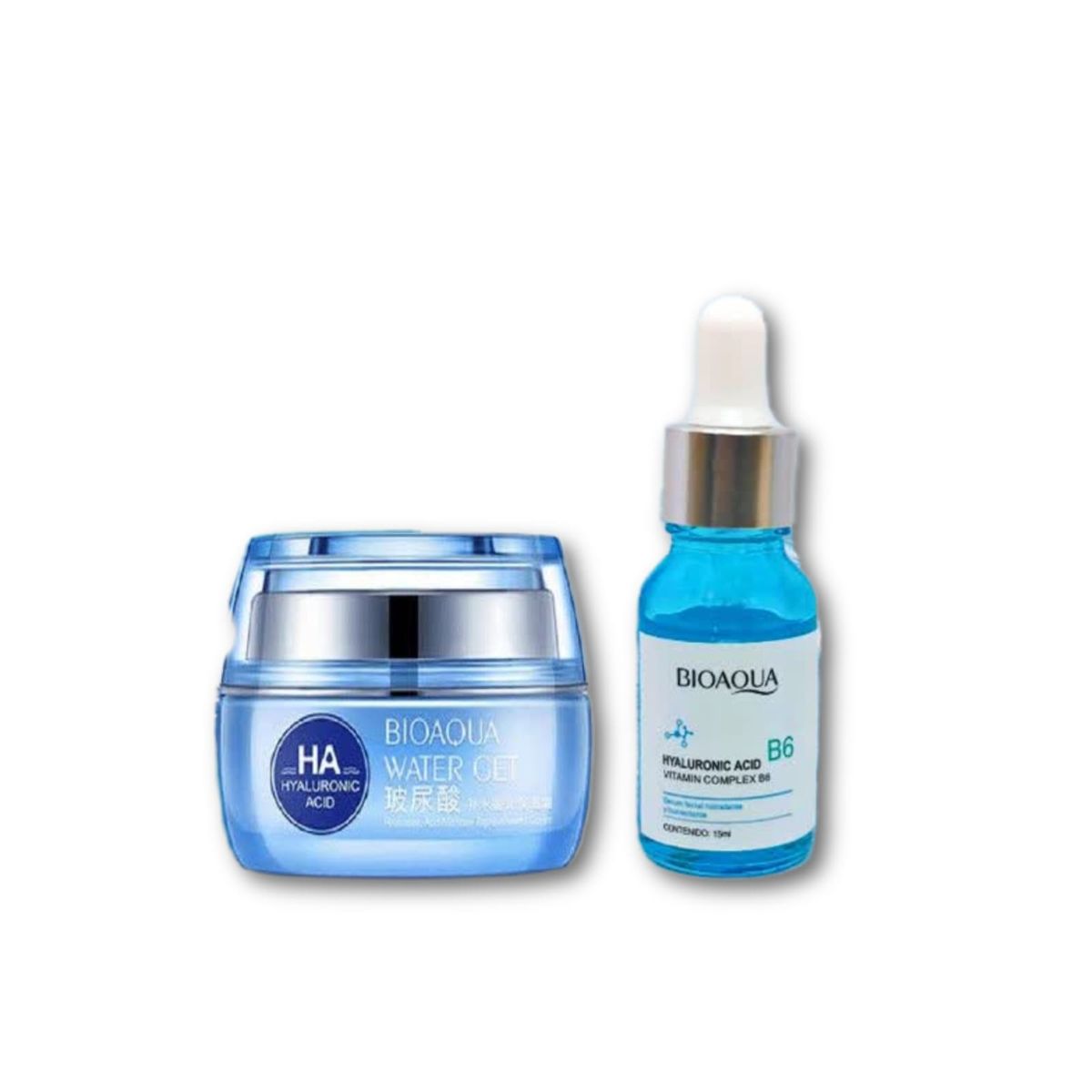 BIOAQUA - Crema Hidratante + Serum Complejo B6 de Ácido Hialurónico