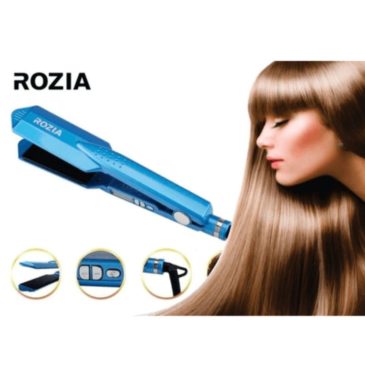 GENERICO - Plancha De Cabello Rozia 470°F