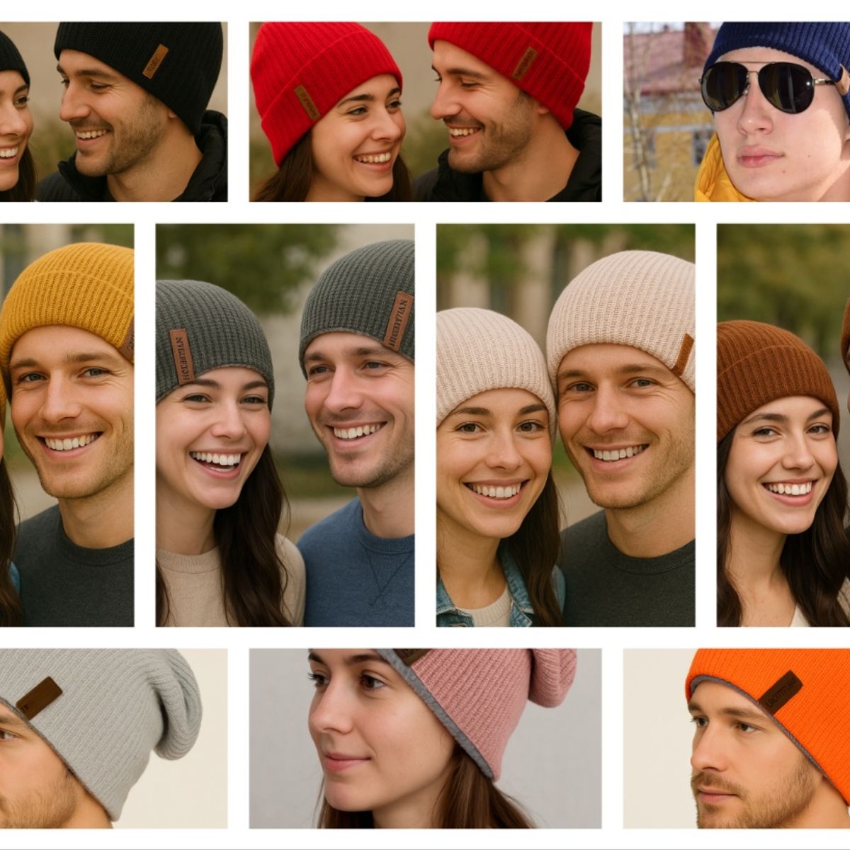 KAST PE - Beanie True Teddy Gorro Gorra Chullo - Amarillo