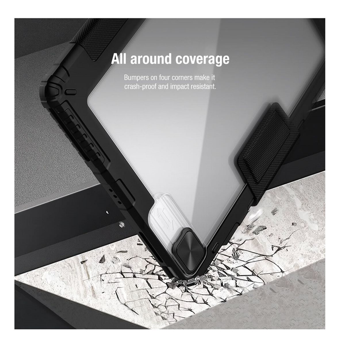 NILLKIN - CASE NILLKIN BUMPER COVER FOR APPLE IPAD PRO 11 2020/2021/2022 Negro