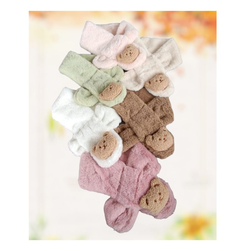 GENERICO - BUFANDA MODA DE ESTILO COREANO PARA NIÑOS GRUESA Y CÁLIDAD PARA NIÑOS