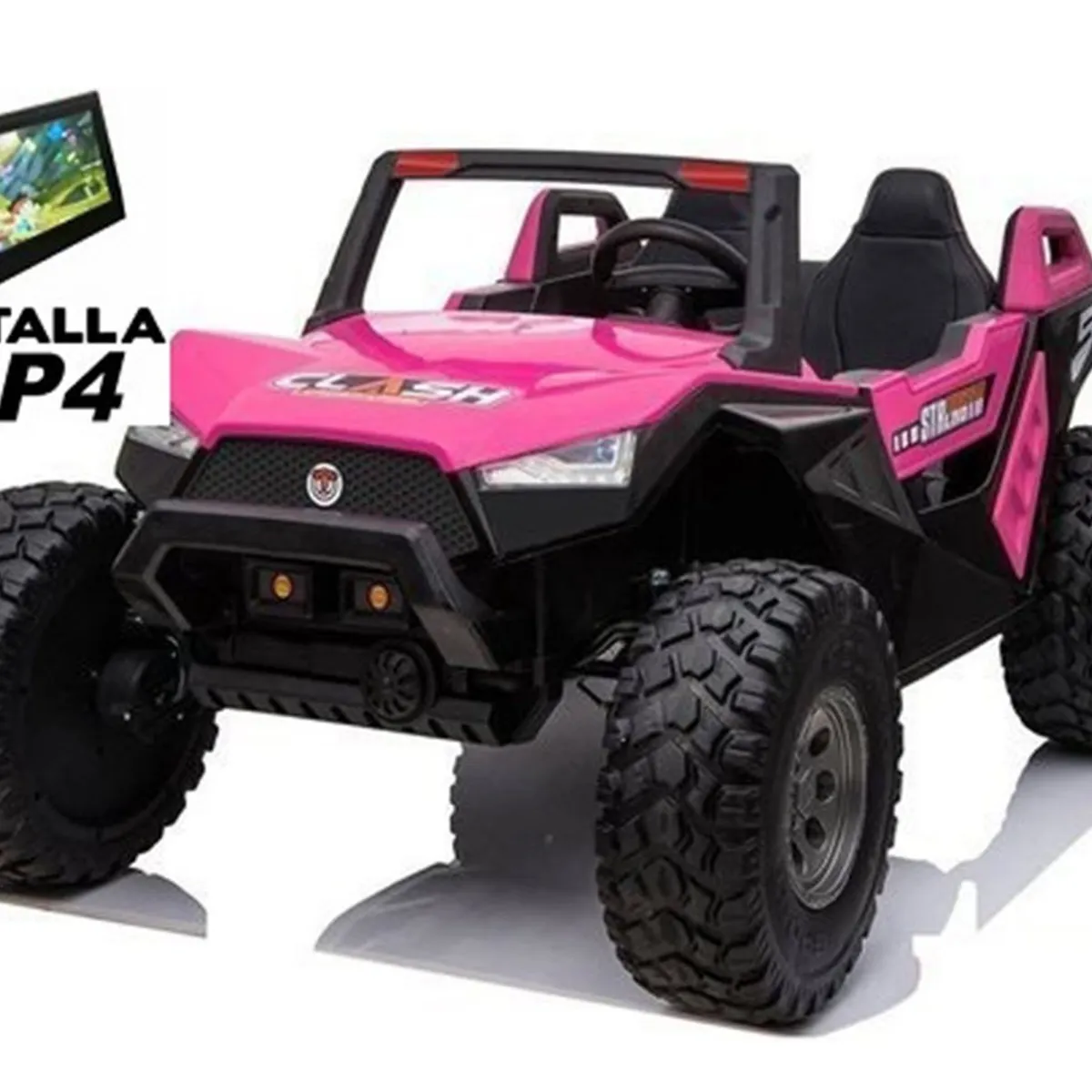 GENERICO - Carro a batería CLASH UTV Para Niños 24V Todo Terreno 120kg