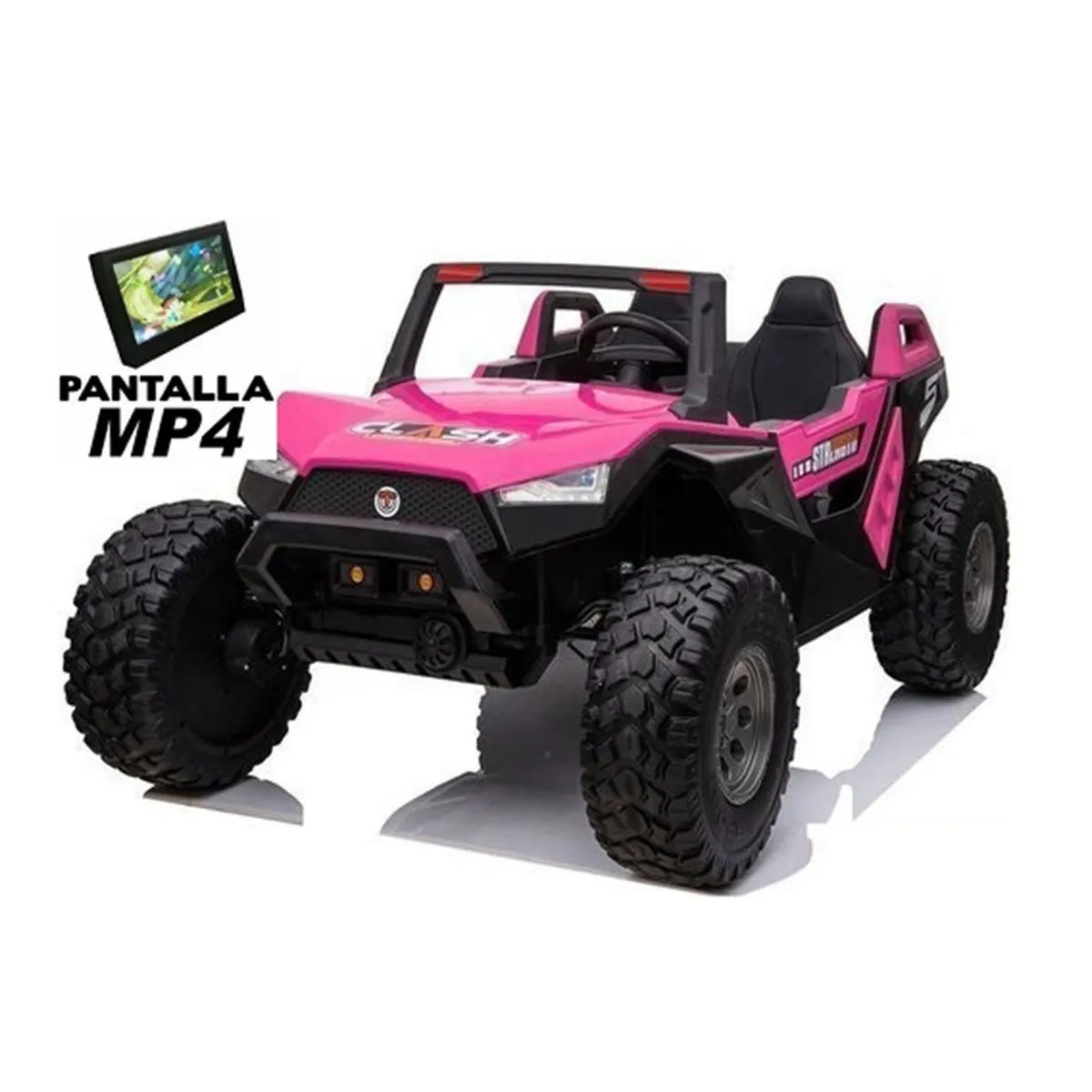 GENERICO - Carro a batería CLASH UTV Para Niños 24V Todo Terreno 120kg