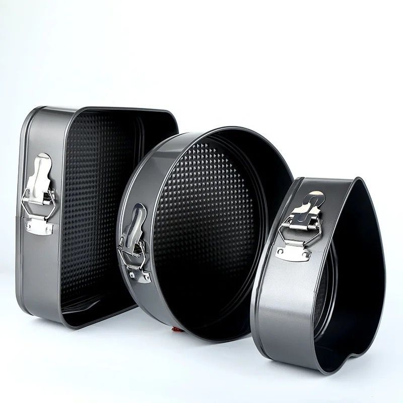 GENERICO - Set 3 Moldes Con Fondo Extraíble Para Hornear Antiadherente