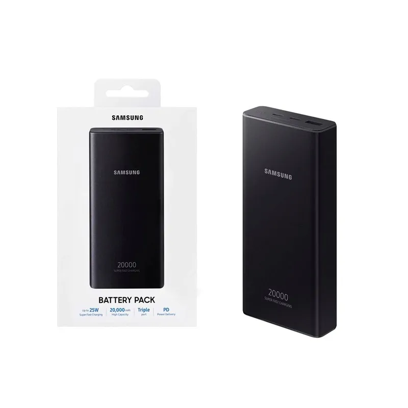 SAMSUNG - Cargador Portatil Samsung Power Bank 20000mAh negro de 25W