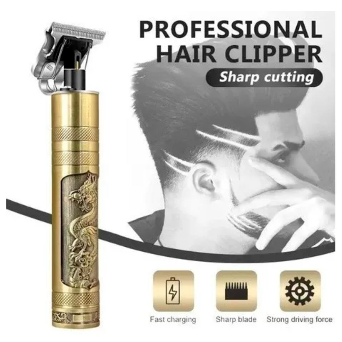 GENERICO - Máquina Para Cortar Cabello Inalámbrica Profesional  Kit de Aseo