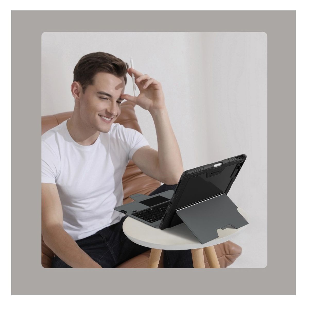 NILLKIN - CASE CON TECLADO NILLKIN BUMPER KEYBOARD FOR APPLE IPAD 10,2