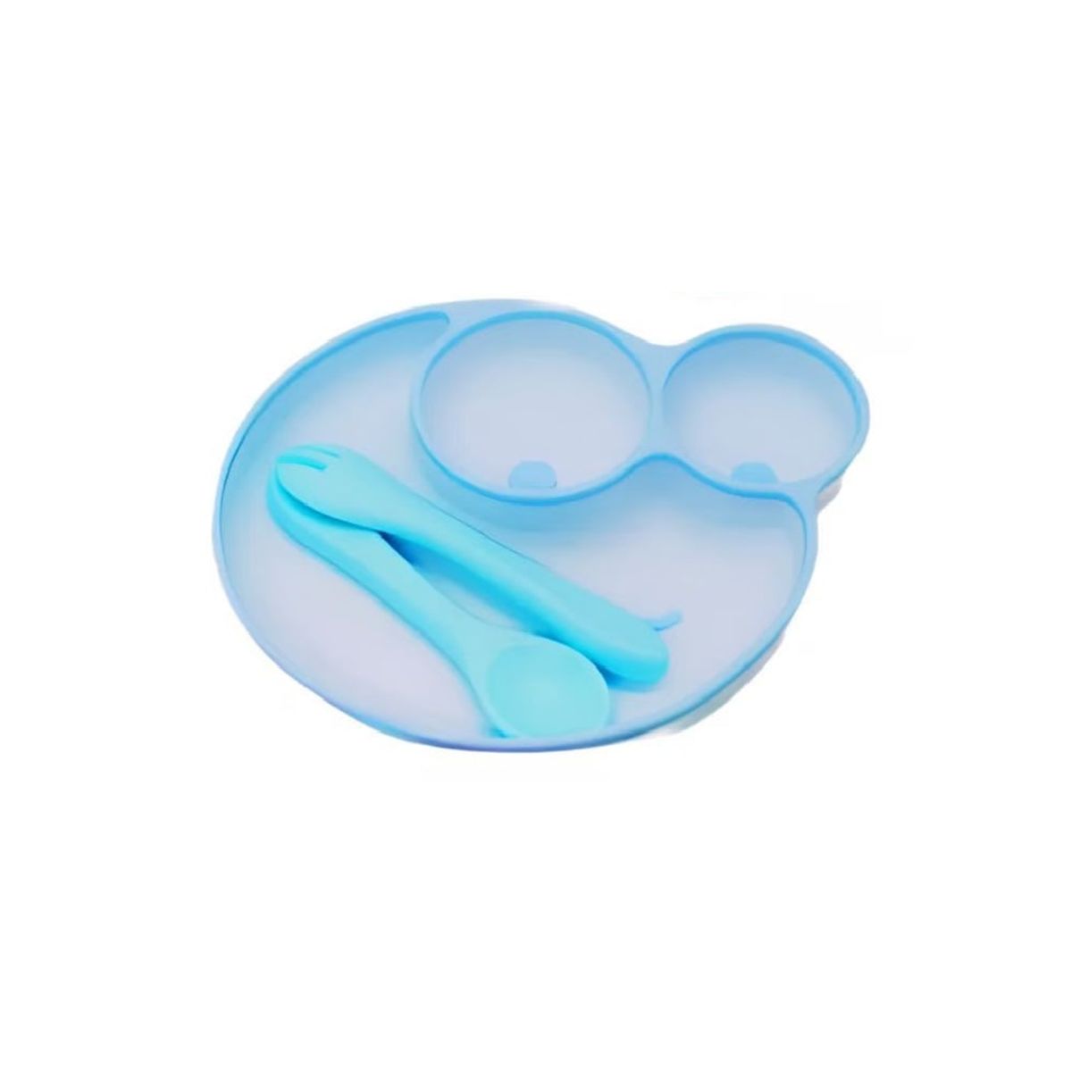 OTTOWARE - Plato de Silicona con Ojitos para Niño